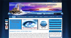 Desktop Screenshot of destinyeastgateministries.org